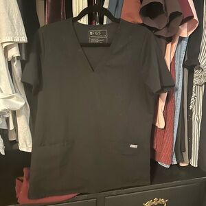Figs Casma Top - Black